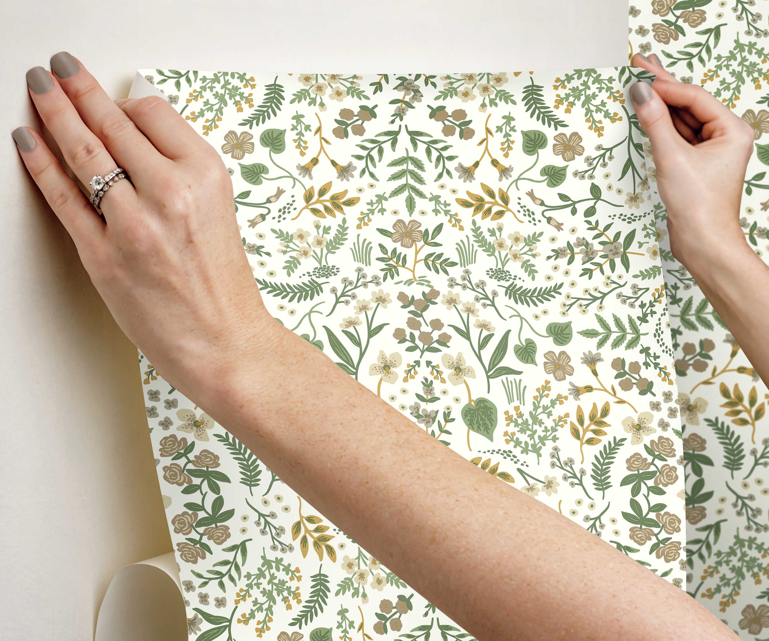Wildwood Peel & Stick Wallpaper - Linen Multi